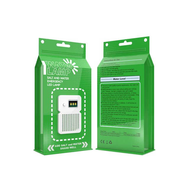 Ortable Saltwater-Powered LED Lantern – Reliable Emergency Light for Outdoor Use