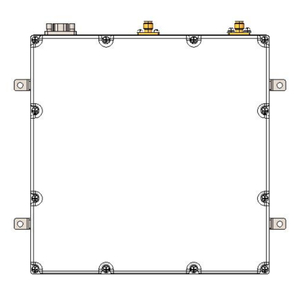 CHREDSUN 230&times;230mm Dual 16‑Element GNSS Anti‑Jamming Antenna for B1/L1/E1 + L2 Or L5 With Receiver