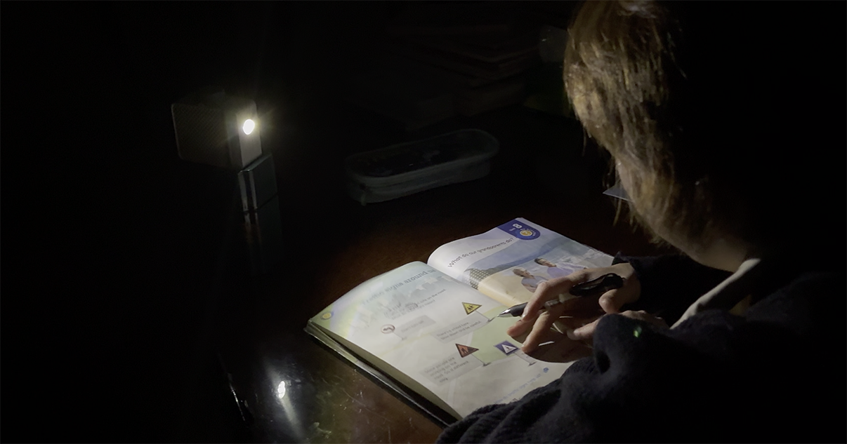 Salt Water led torch for booking