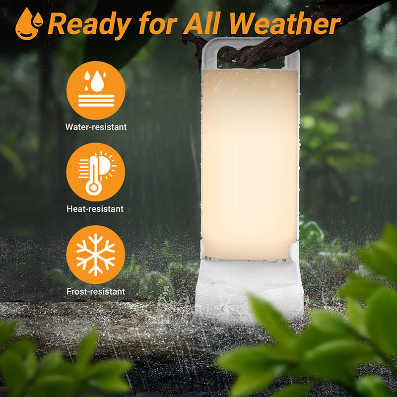Solar Panel Camping Lantern Rechargeable LED Light (9)
